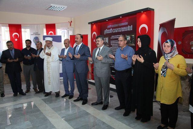 Şehit Komiser Yardımcı Şükrü Can Kayadibi’nin ismi okula verildi 3