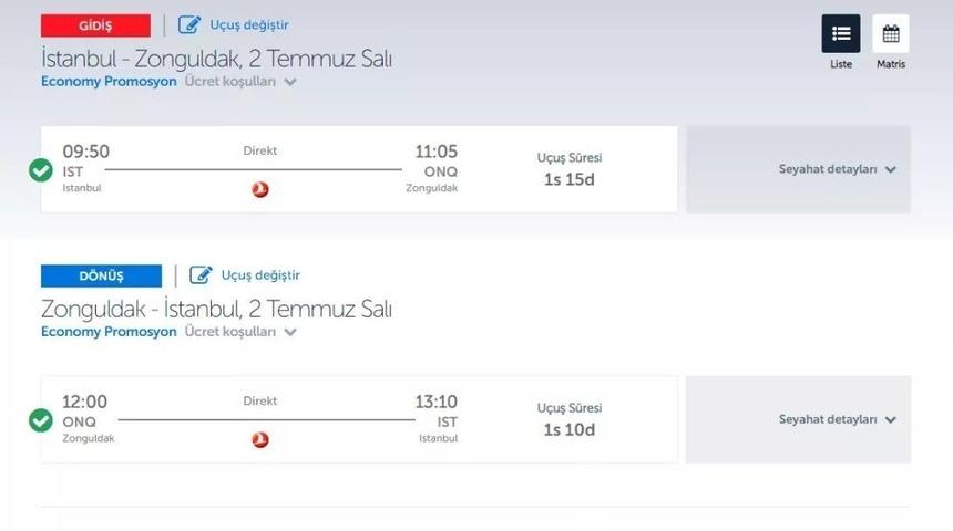 T&uuml;rk Hava Yolları u&ccedil;uş saatlerinde değişikliğe gitti
