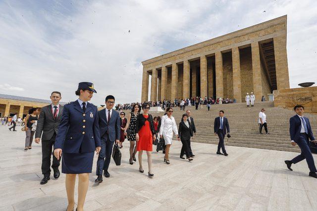 Türkiye- Çin Dostluk Vakfı, Anıtkabir'e Çince Rehberlik Sistemi hibe etti