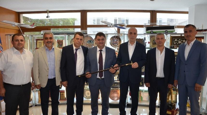GMİS&rsquo;ten T&uuml;rk-İş Genel Başkanı Atalay&rsquo;a ziyaret