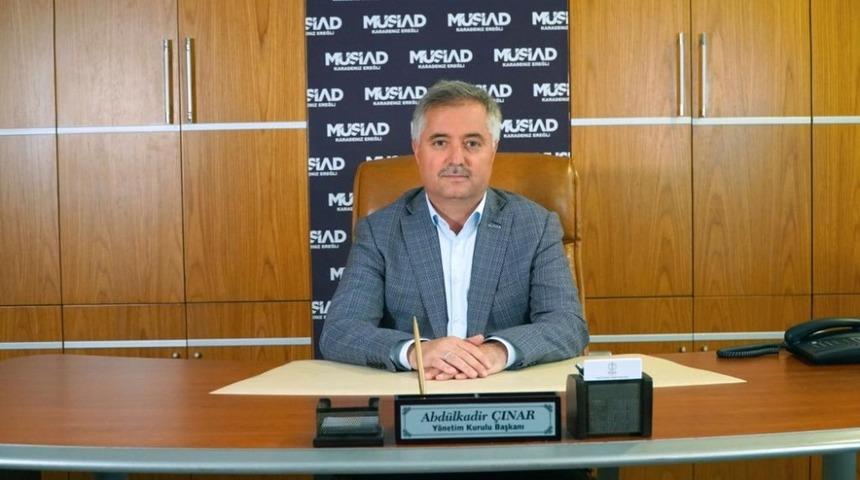 M&Uuml;SİAD Başkanı &Ccedil;ınar teşekk&uuml;r etti