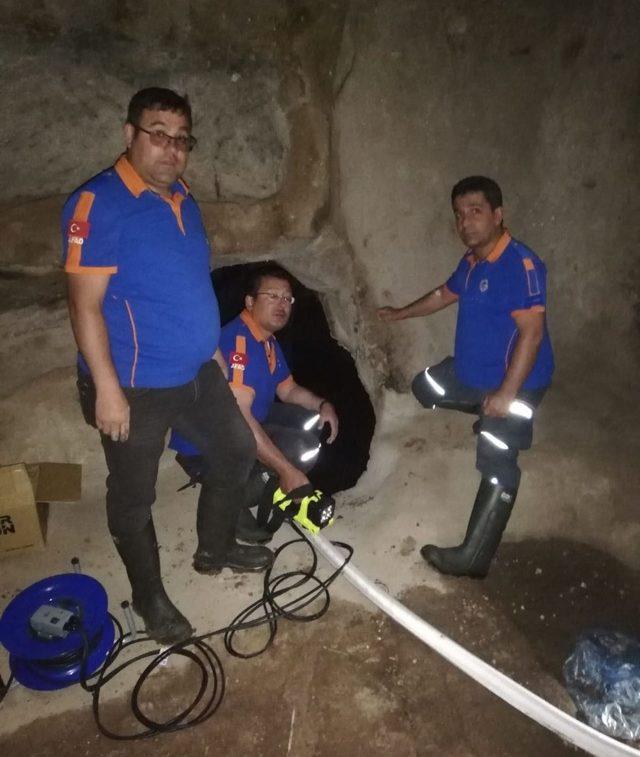 Kapadokya’da yeraltı şehrini su bastı