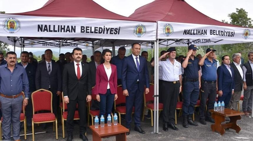 Şehitler Anıtı &Ccedil;eşmesi Nallıhan&rsquo;da t&ouml;renle a&ccedil;ıldı