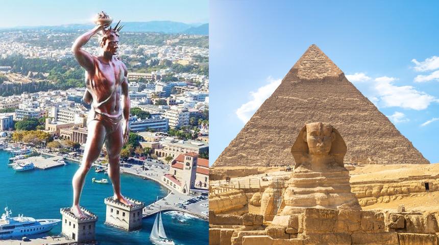 'Dünyanın 7 Harikası' bugün olsa nasıl görünürdü?