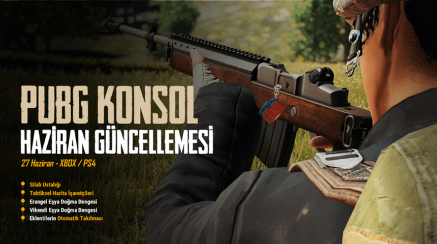 PUBG PS4 ve XB1 güncellemesi ile gelecek olan yenilikler