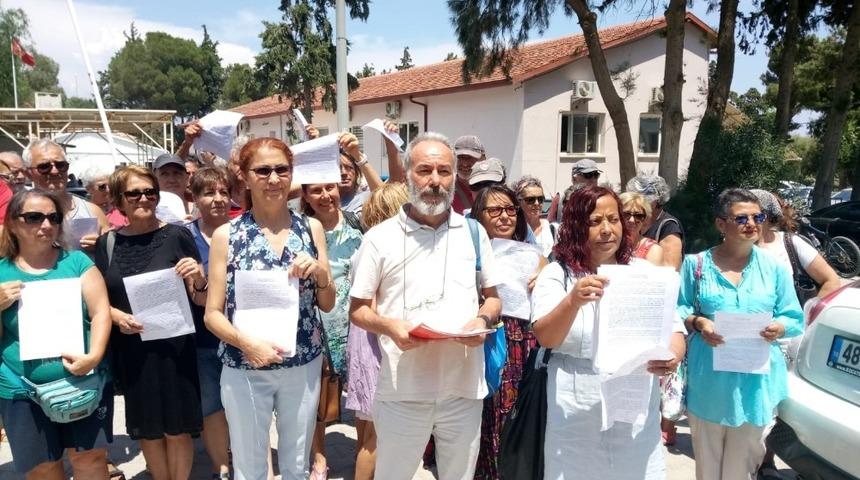 &Ccedil;evreciler Dat&ccedil;a kıyılarındaki işgaliyelere dikkat &ccedil;ekti