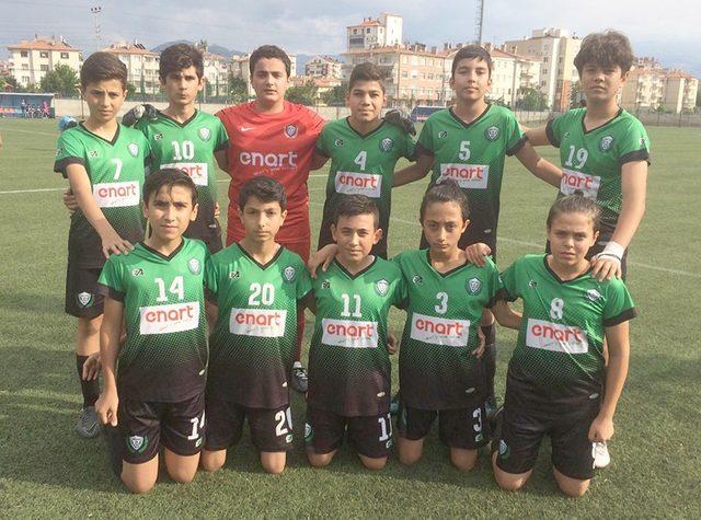 Kayseri U-13 Ligi yarı final müsabakası