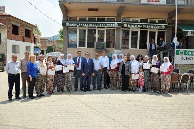 Kendi köylerinde girişimcilik eğitimi aldılar