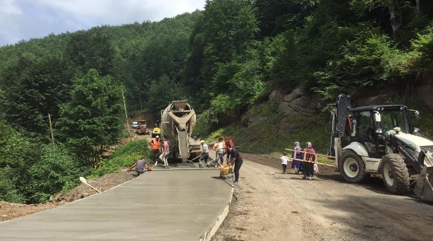 Ordu&rsquo;da &lsquo;Yeşil Yol&rsquo;un en zorlu etabı bitti