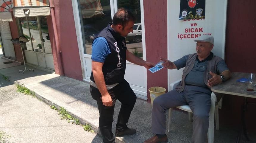 Daday polisinden vatandaşlara bilgilendirme