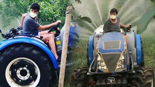 Burak Hakkı'nın çiftlik hayatı... 'Bakarsan bağ olur, bakmazsan dağ!'