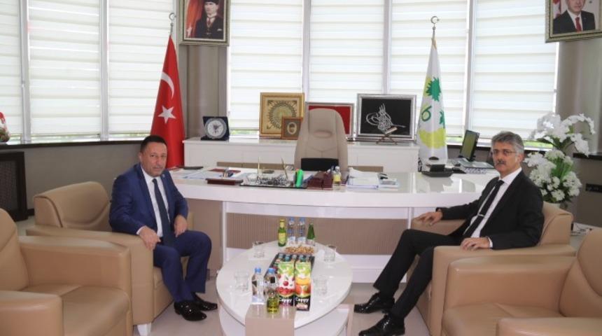 Başsavcı G&uuml;re&rsquo;den Başkan Beyoğlu&rsquo;na  ziyaret