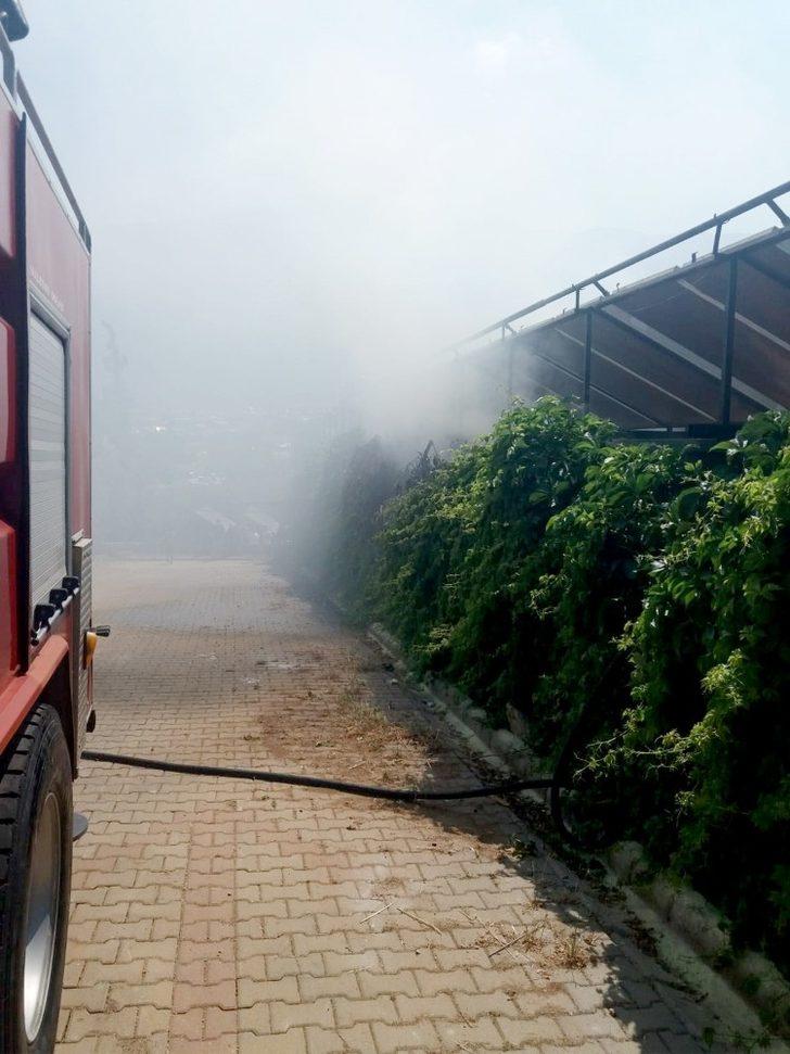 Personel lojmanındaki yangın korkuttu G4