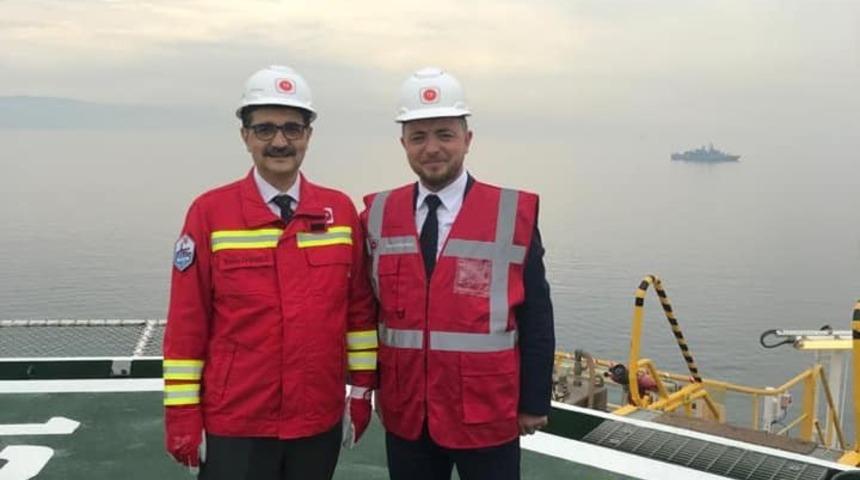 İl Başkanı Karabıyık Yavuz sondaj gemisinin Akdeniz&rsquo;e uğurlanış programına katıldı