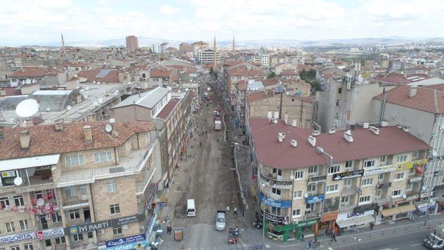 Nevşehir Belediyesi’nin altyapı atağı sürüyor