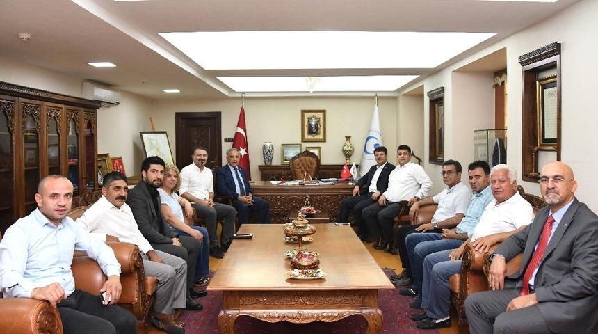 Milletvekili Tutdere, Rekt&ouml;r Turgut ile bir araya geldi