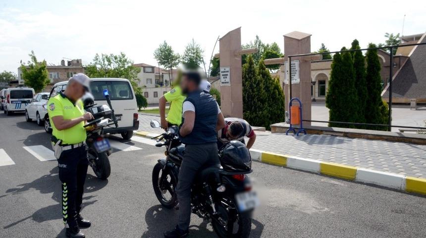 Nevşehir’de 19 motosiklet trafikten men edildi