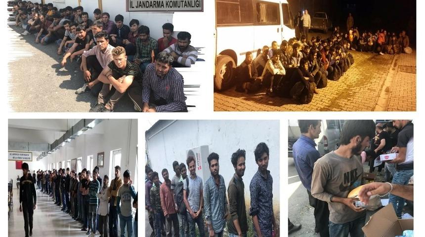 Van&rsquo;da 139 ka&ccedil;ak g&ouml;&ccedil;men yakalandı