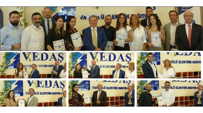 VEDAŞ&rsquo;ın &ccedil;ağrı merkezi &ccedil;alışanları &ouml;d&uuml;llendirildi