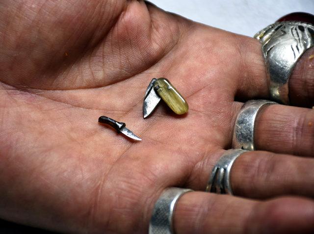 Sivas'ın 'Şirin Babası', 24 yıldır bıçak üretiyor