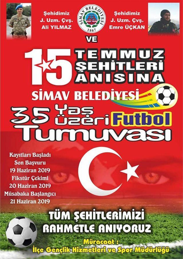 15 Temmuz anısına futbol turnuvası