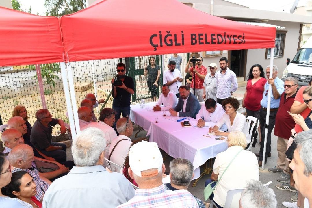 &Ccedil;iğli&rsquo;de başkanlık makamı mahallelere taşındı