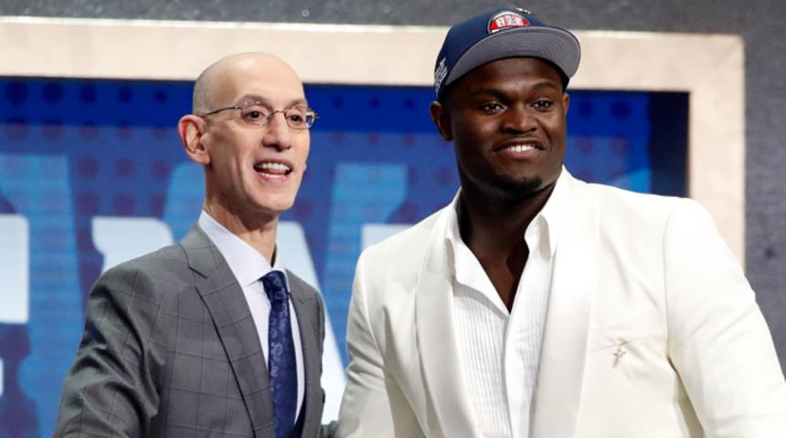 NBA Draftı’nda Pelicans, ilk sıradan Zion Williamson’ı seçti