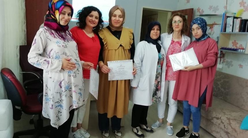 Gebe Okulu 4. d&ouml;nem mezunlarını verdi