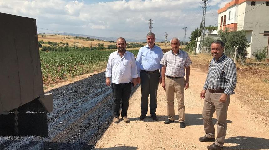 Kahta Belediyesi sathi asfalt kaplama çalışmalarına başladı
