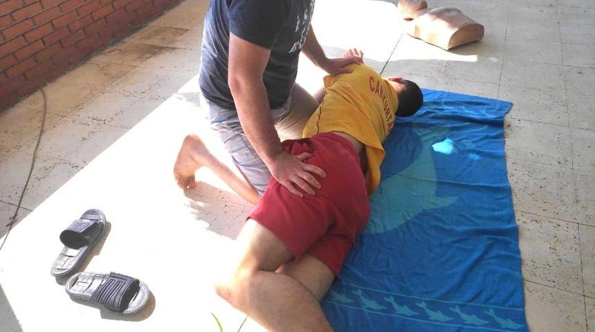 Trakya Üniversitesi çalışanlarına ‘cankurtaranlık eğitimi’ verildi