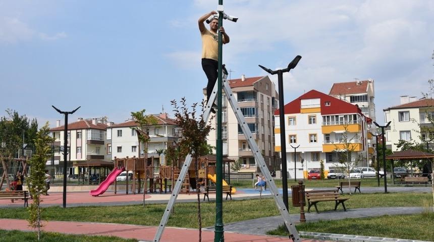 Kocasinan&rsquo;da Parklar Daha G&uuml;venli Ve Daha Huzurlu