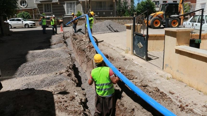 Siverek merkez i&ccedil;me suyu projesi devam ediyor