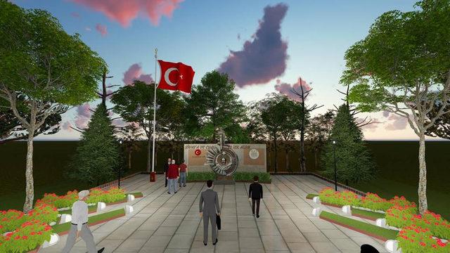 Sivas'ta 'İlk Adım Anıtı', yeni görünüme kavuşuyor