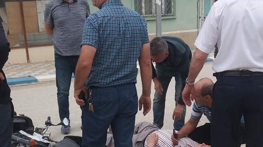 Pazaryeri’nde motosiklet kazası, 1 yaralı