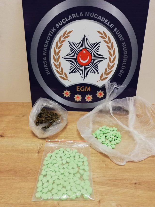 Bursa'da uyuşturucu operasyonuna 2 tutuklama