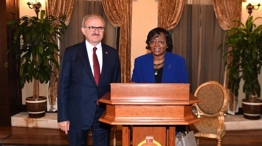 Tanzanya Büyükelçisi, Vali Karaloğlu’nu ziyaret etti