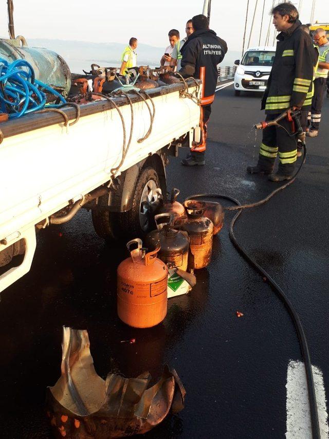 Osmangazi Köprüsü’nde kimyasal gaz paniği