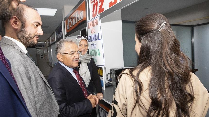 Başkan Büyükkılıç Mimsin sakinleriyle