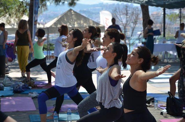 Dünya Yoga Günü Güvercinada’da kutlandı