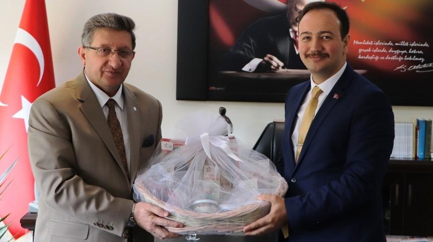 Nazilli Ticaret Odası&rsquo;ndan yeni atanan Yenipazar Kaymakamı Yal&ccedil;ın&rsquo;a ziyaret