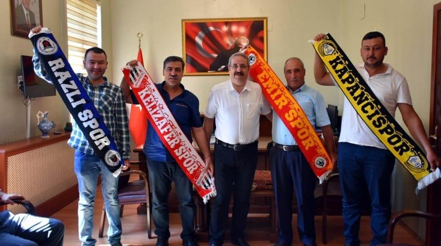 Kaymakam Sağlam, &rsquo;Muhtar başkanları&rsquo; ağırladı