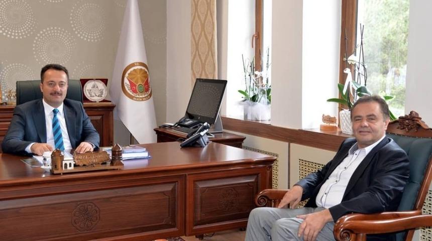 Başkan Şahin&rsquo;den Vali Şent&uuml;rk&rsquo;e ziyaret