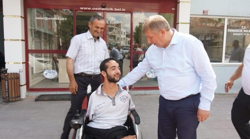 Osmancık Belediyesi&rsquo;nden Ahmet&rsquo;e ak&uuml;l&uuml; ara&ccedil;