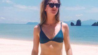 Yasemin Allen'den sosyal medyayı sallayan poz!