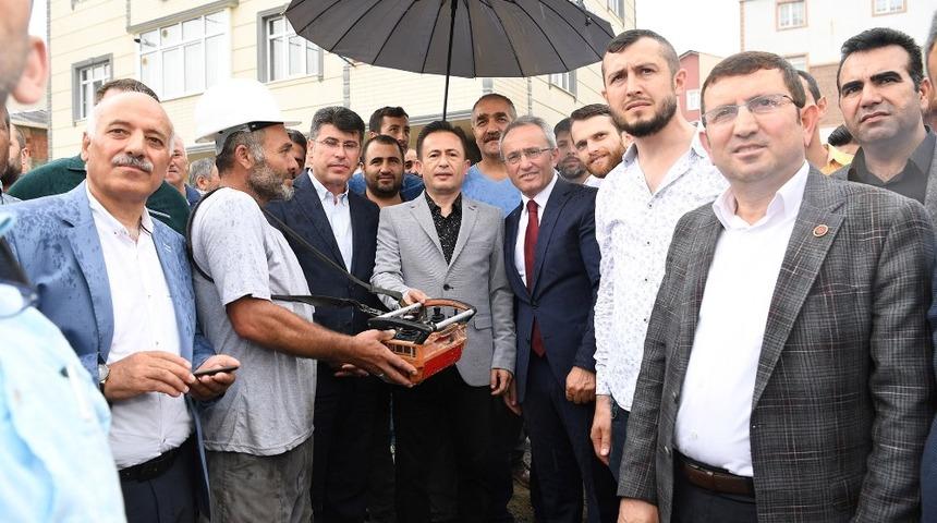 Başkan Yazıcı, Şifa ve Mimarsinan Mahallesi&rsquo;ne verdiği bir s&ouml;z&uuml; daha yerine getirdi