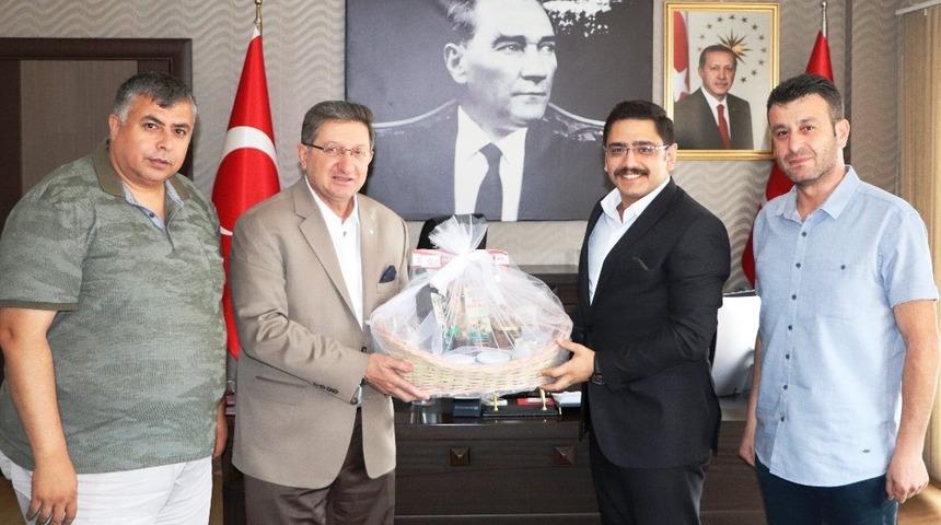 Nazilli Ticaret Odası’ndan Buharkent Kaymakamı Mahmutoğlu’na hayırlı olsun ziyareti