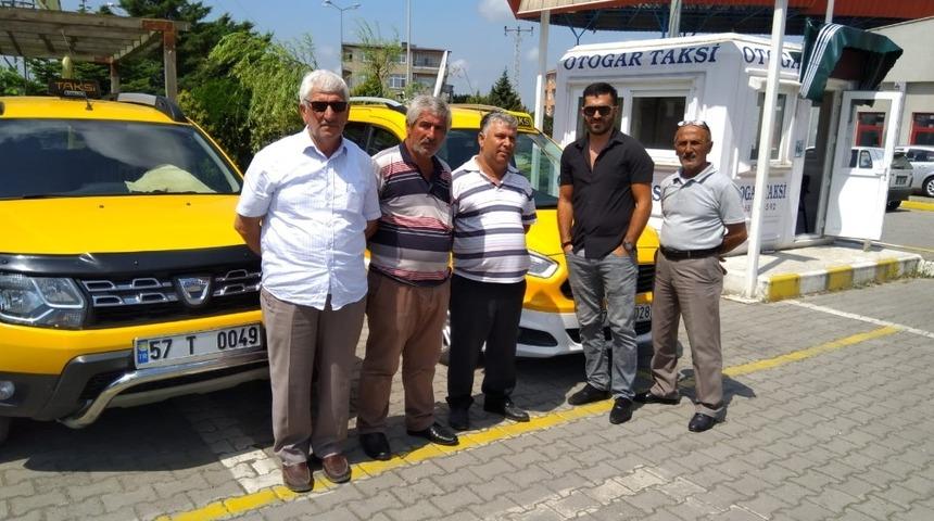 Sinoplu taksicilerin taksimetre tepkisi