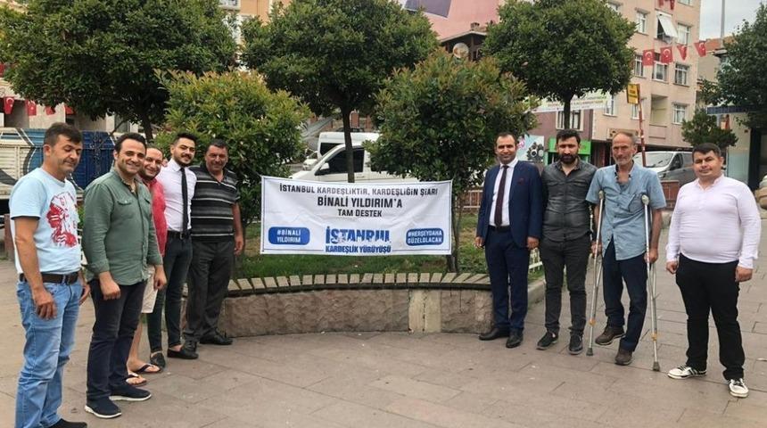 Akil Gençler Binali Yıldırım’a desteğini sürdürüyor