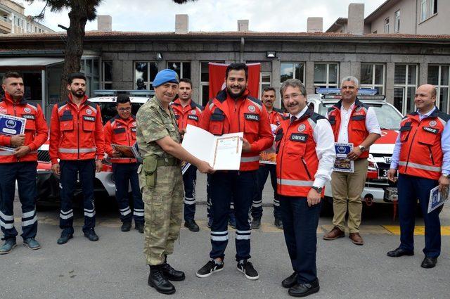 Erciyes 2019 Uluslararası Askeri Tatbikata Katılan UMKE Ekipleri Başarı Belgesi ile Ödüllendirildi