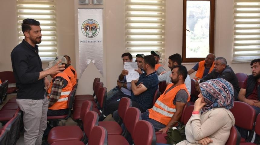 İn&ouml;n&uuml; Belediyesinde iş g&uuml;venliği eğitim semineri